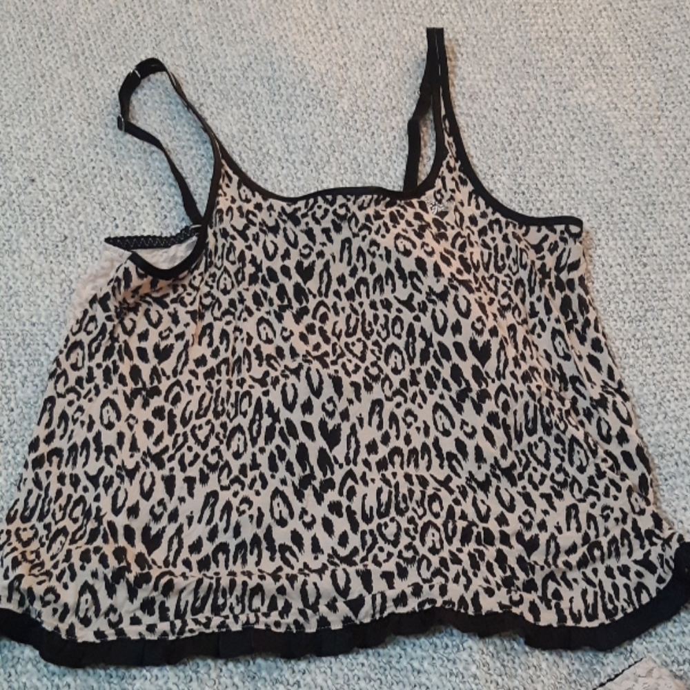 Leopard Print Baby Doll with Panty Set